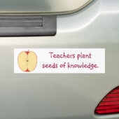 Apple Seeds of Knowledge Bumperstickers (Op auto)