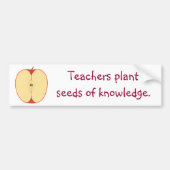 Apple Seeds of Knowledge Bumperstickers (Voorkant)