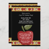 Apple Seeds - partijuitnodiging Kaart (Voorkant / Achterkant)