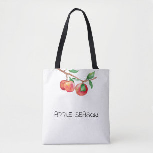 APPLE SEIZOEN CANVAS TAS
