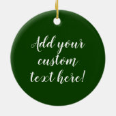 Apple Shape Little Minds Personalized Teacher Keramisch Ornament (Achterkant)