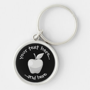 Apple Silver Sleutelhanger