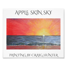 APPLE SKIN SKY'S FOTO AFDRUK