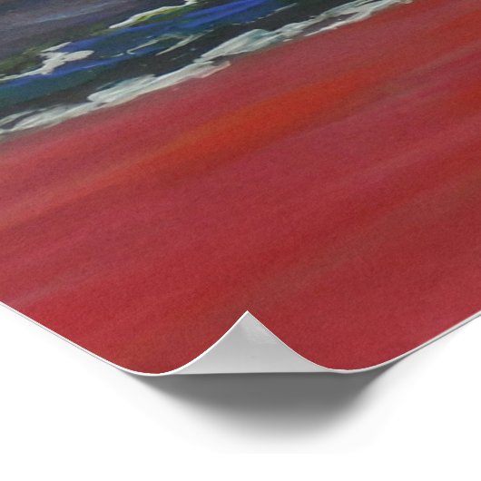 Apple skin sunset poster (Hoek)