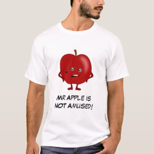 Apple: Slechte fruitbende met  slogan T-shirt