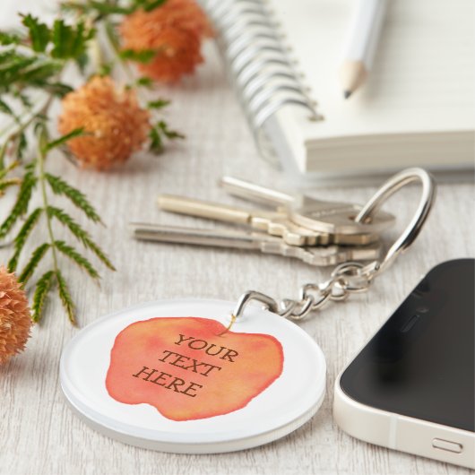Apple Sleutelhanger (Voorkant Rechts)
