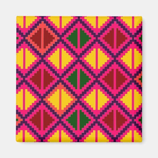"Apple Slice" magneet - schokkend roze (Voorkant)