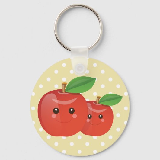 Apple Smile Sleutelhanger (Voorkant)