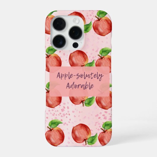 Apple-solutely Adorable iPhone Hoesje (Achterkant)