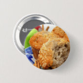 Apple Spice Muffin Ronde Button 5,7 Cm (Voorkant /achterkant)
