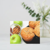 Apple Spice Muffins Briefkaart (Staand voorkant)