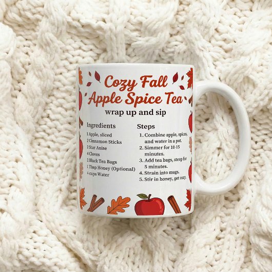 Apple Spice Tea Recipe Fall Kitchen Koffiemok