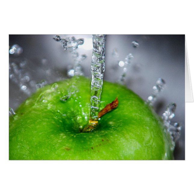 Apple Splash-kaart (Voorkant Horizontaal)
