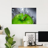 Apple Splash Poster (Thuiskantoor)