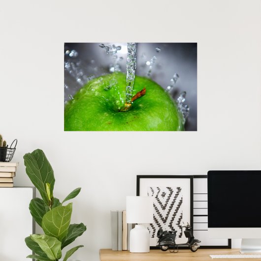Apple Splash Poster (Thuiskantoor)