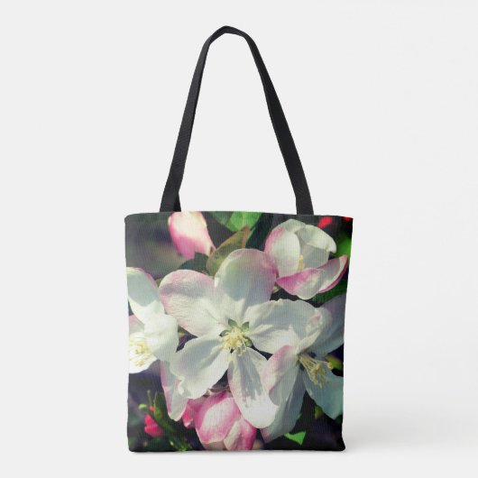  Apple Spring Bloesems Close-up Tote Bag (Achterkant)