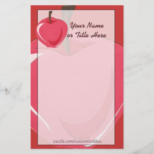 Apple Stationery Briefpapier (Voorkant)