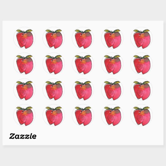 Apple Sticker (Vel)