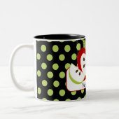 Apple Stippen Personalized Teacher Mok (Links)