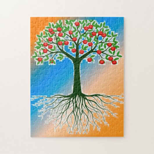 Apple-structuur Legpuzzel (Verticaal)