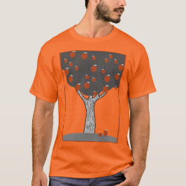 Apple-structuur T-shirt