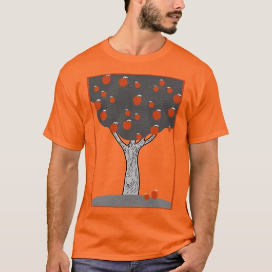 Apple-structuur T-shirt (Voorkant)