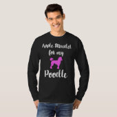 Apple Strudel Poedel Dier Liefde Duitsland Typisch T-shirt (Voorkant volledig)