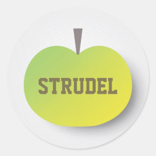 Apple Strudel Ronde Sticker