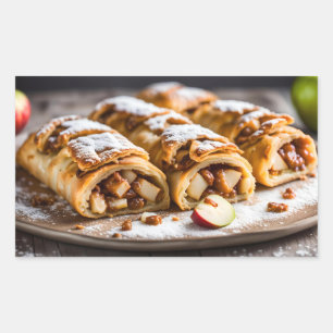 Apple Strudels Rechthoekige Sticker