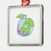 Apple Teacher Metalen Ornament (Links)