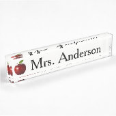 Apple Teacher Name voor bureau Naambordje