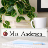 Apple Teacher Name voor bureau Naambordje