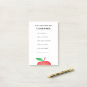 Apple Teacher Report Magnetic Notitieblok Post-it® Notes (Op bureau)