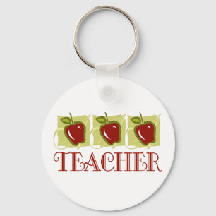 Apple Teacher School Gift Sleutelhanger