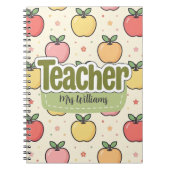 Apple Teacher Terug naar school notitieboek patroo (Voorkant)