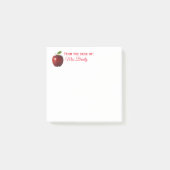 Apple Teacher - Van het bureau van Douane Post-it® Notes (Voorkant)