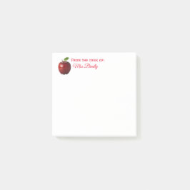 Apple Teacher - Van het bureau van Douane Post-it® Notes