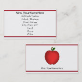 Apple Teacher Visitekaartje (Voorkant / Achterkant)