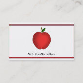 Apple Teacher Visitekaartje (Achterkant)