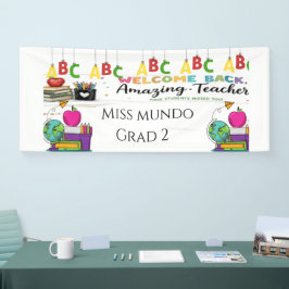 Apple Teacher Welkom Banner | Gepersonaliseerde Kl