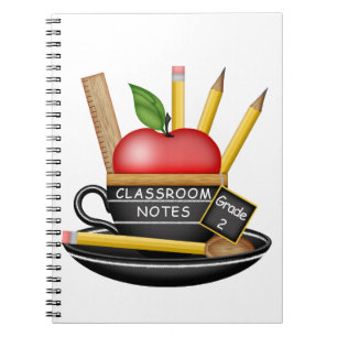 Apple Teacup Custom Notebook van leraar Notitieboek