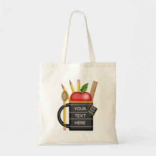 Apple Teacup Mok Aangepast Tas van docent