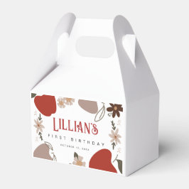 Apple thema verjaardag of Baby shower Bedankdoosjes