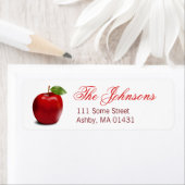 Apple Theme Persoonlijke de Etiketten van het Adre (Insitu)