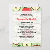 Apple ThMED Baby shower Invitation Kaart (Voorkant)