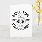 Apple Time Kaart (Gele Bloem)