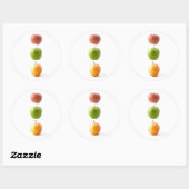 Apple Time Ronde Sticker (Vel)
