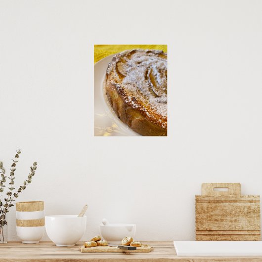 Apple Torte Dessert Poster (Keuken)