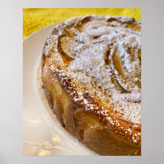 Apple Torte Dessert Poster (Voorkant)