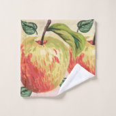 Apple Towel, ingesteld in rood en groen Bad Handdoek (Wasdoekje)
